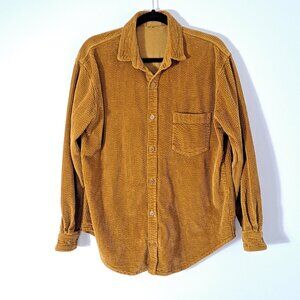 CP Shades Goldenrod Honey Warm Corduroy Joss Button Shirt